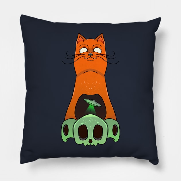 Cats Gods Pillow by Sons of Skull