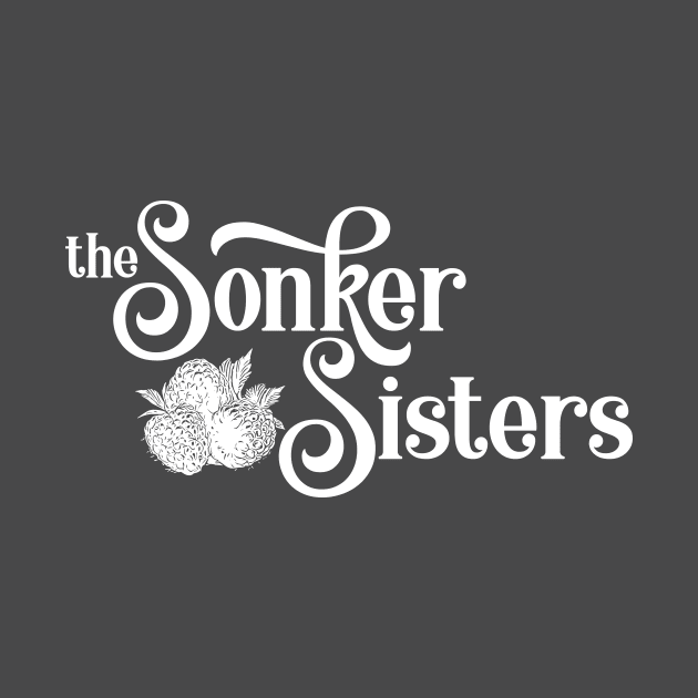 Sonker Sisters Logo White by Sara Howard