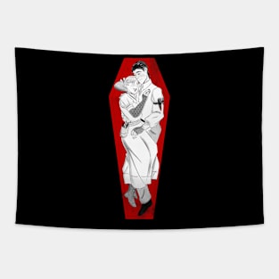 Lucy's Endless Night Coffin Cuddles Tapestry