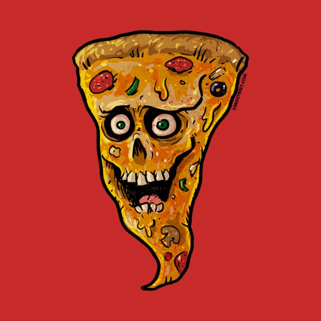 Pizza Skull by zerostreet