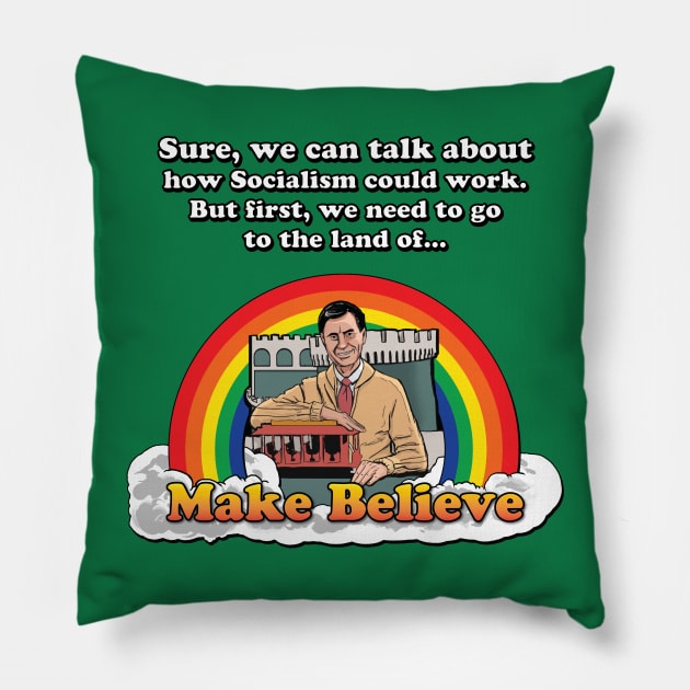 Socialism Pillow by Trubbster