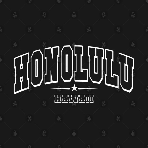 Honolulu Hawaii Hi Sport Athletic by 3Dcami