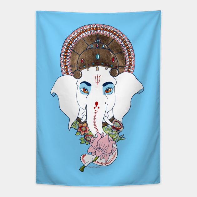 Ganesha Tapestry by Vilela Valentin