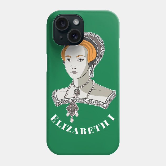 Young Queen Elizabeth I of England Phone Case by EmmaFifield