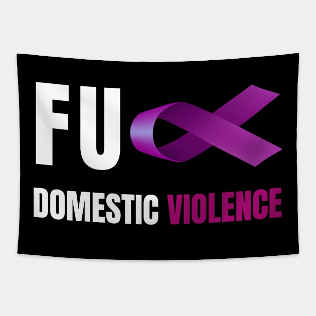 Domestic Violence Awareness Support Tapestry by tantodesign