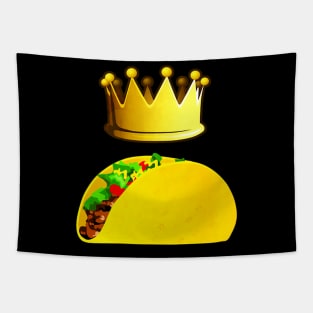 Taco King Funny Foodie Tapestry