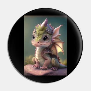 Adorable baby dragon Pin