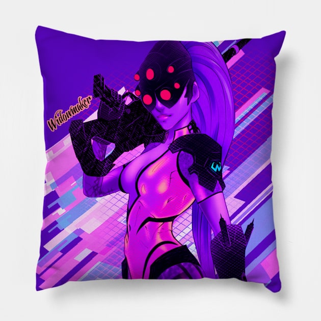 Widowmaker Pillow by maxgunner44