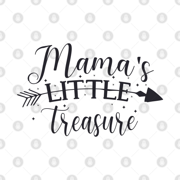 Mama's Little Treasure cute baby shower toddler gift by BoogieCreates