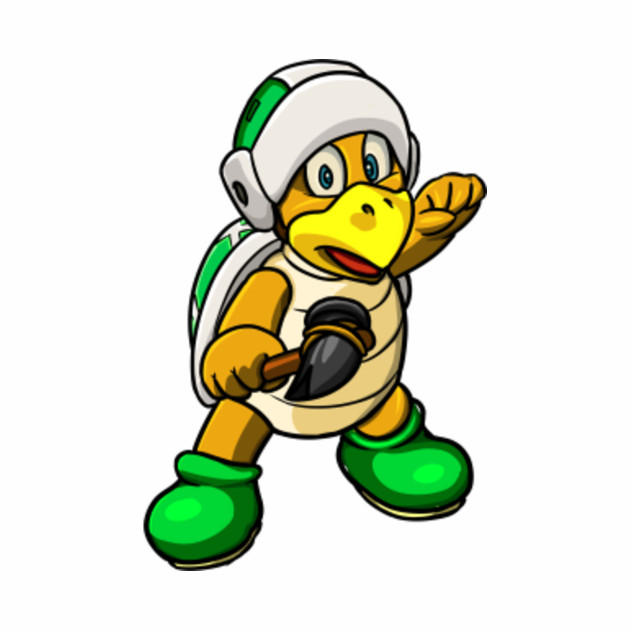 Hammer Bro Super Mario Bros Baseball TShirt TeePublic