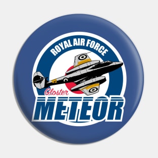 RAF Gloster Meteor Pin