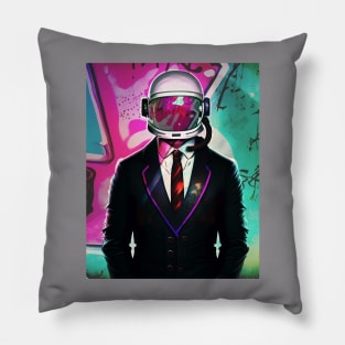 Graffiti Spaceman Pillow