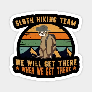 SLOTH HIKING TEAM Magnet