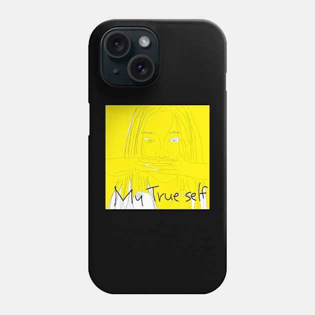 MY TRUE SELF Phone Case by zzzozzo