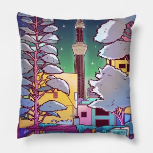 A Magical Night (Sky Tree Tee) Pillow