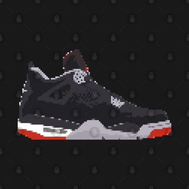 AIR JORDAN IV RETRO PIXELATED ART SHOE COLLECTION by Buff Geeks Art