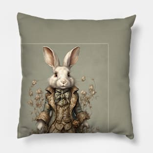 Gentleman Rabbit Pillow