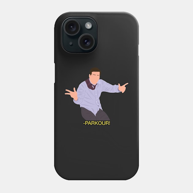 Office Michael Scott Parkour Meme Fan Art Phone Case by senaeksi