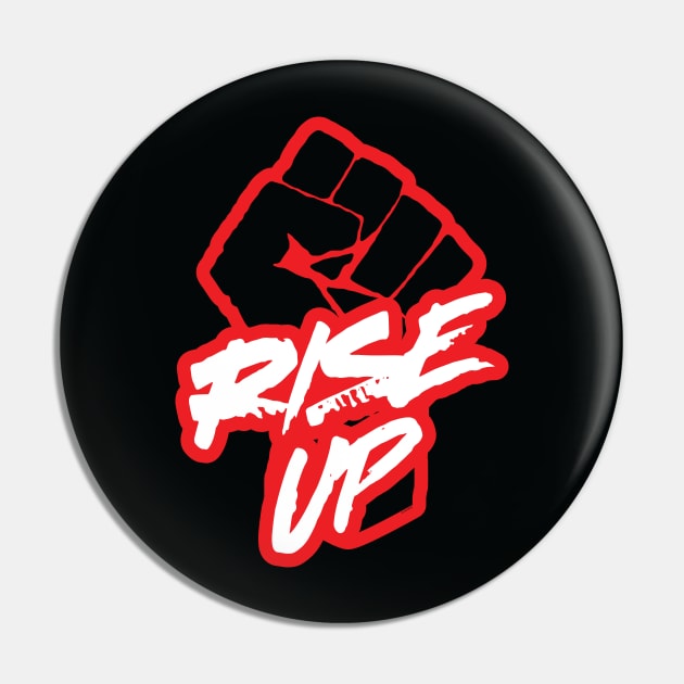 Rise Up Fist Pin by LaBearDod