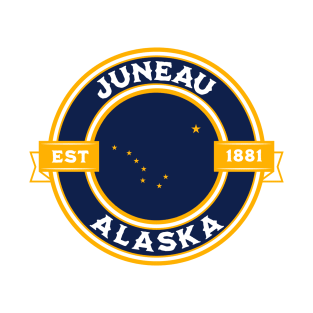 Juneau Alaska State Flag Design T-Shirt