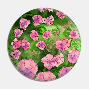 Pink and Green Pin