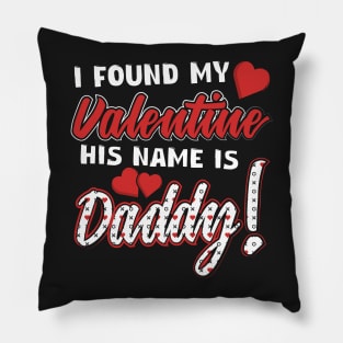 Daddy & Daughter Valentine's Day Shirts Pillow