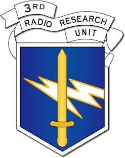 3rd Radio Research Unit Mobile Det  w VN SVC - Blue wo Txt Magnet