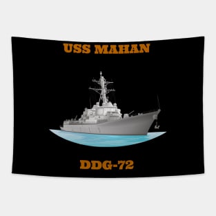 Mahan DDG-72 Destroyer Ship Tapestry