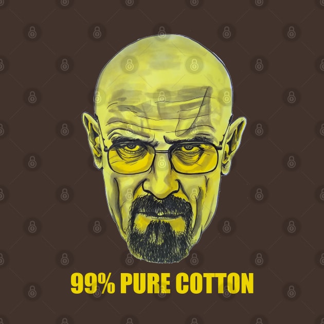 99% Pure Cotton - Walter White illustration/fan art. by smadge