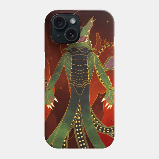 Sea Dragon Leviathan Phone Case by Ilona's Store