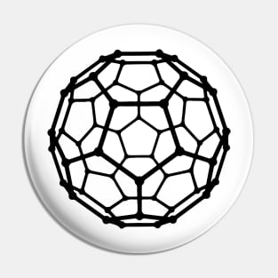 Fullerene Carbon Molecule Pin