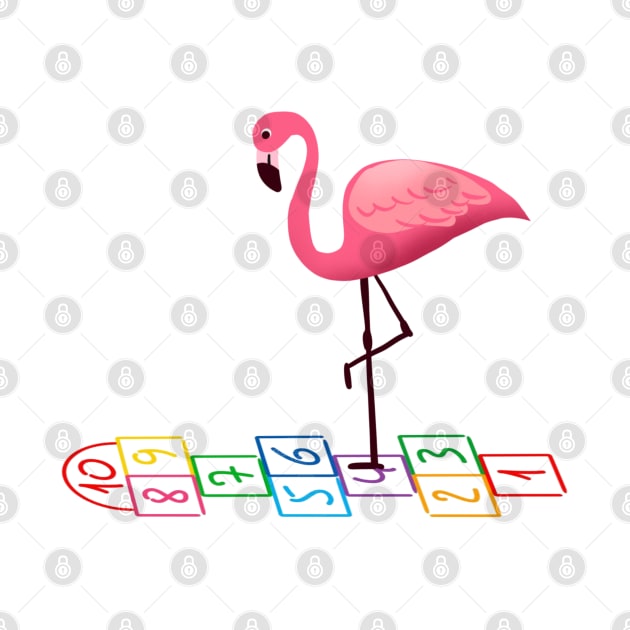 Funny flamingo by  Memosh Everything 