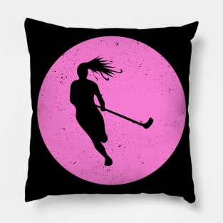 floorball player Pillow