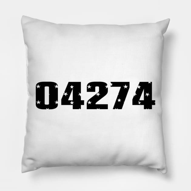 04274 zip code Pillow by designs-hj