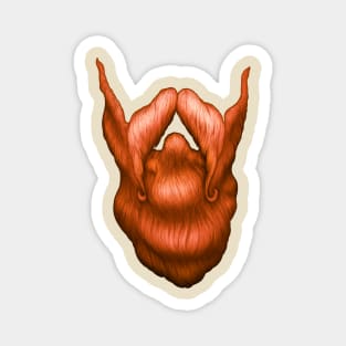 Ginger Beard Magnet