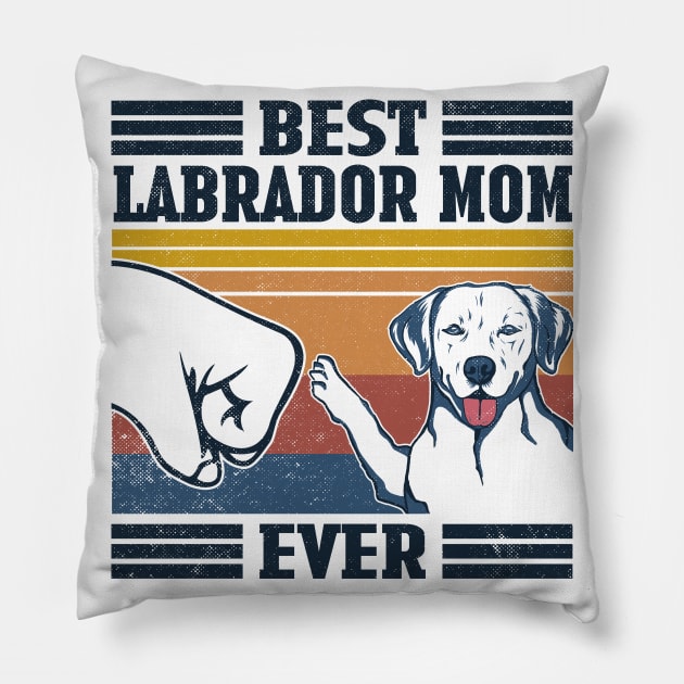 Best Labrador Mom Ever Pillow by mia_me