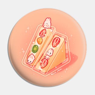 Fruit Bunny Sandwiches Pin