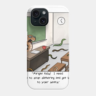 Slithering Student Snakes Phone Case