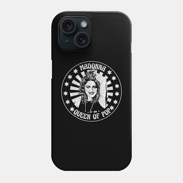 Vintage Madonna Queen Of Pop Phone Case by Hand And Finger