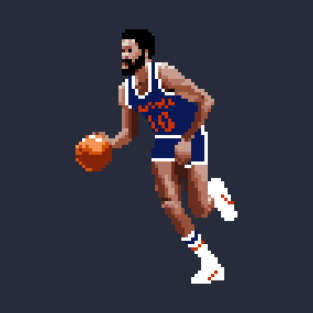 Walt Frazier Pixel Dribble T-Shirt