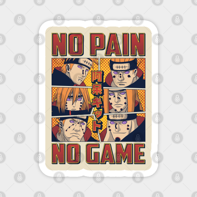 No Pain No Game Pain Magnet Teepublic No Pain No Game Pain Magnet Teepublic