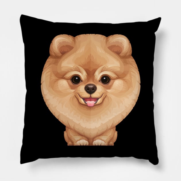 Pomeranian Pillow by stonemask