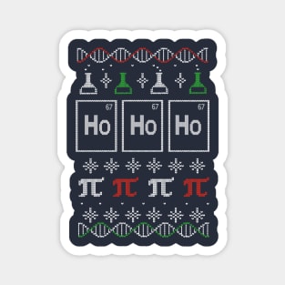 Science Christmas - Pi Number - Geeky Santa Magnet