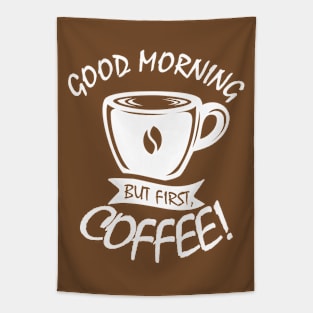 First Coffee Tapestry