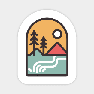 Creative Nature Badge Magnet