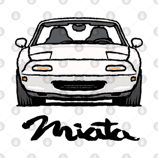 MX5 Miata NA White by Woreth