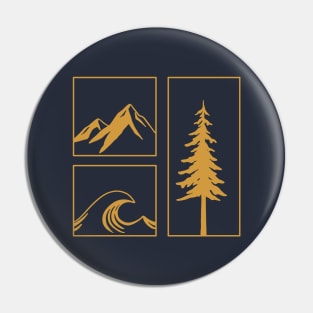 Collected Nature - Golden Version Pin