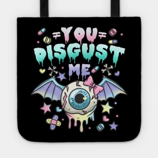 You Disgust Me - Chibi Kawaii Anime Pastel Goth Tote