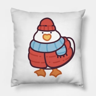 Duckie Winter Outfit - Red Pillow