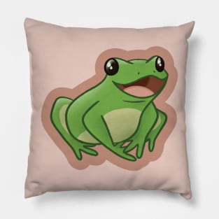 Happy Frog Pillow